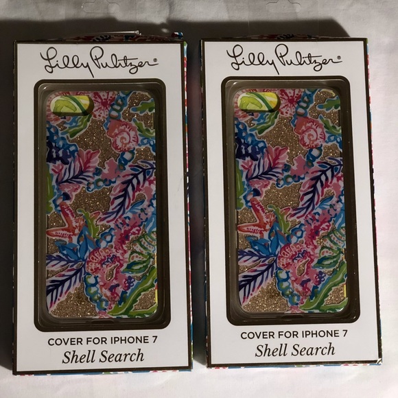 🍃🌸 Lilly Pulitzer Glitter iphone 7 case 🌸🍃 - Picture 7 of 8